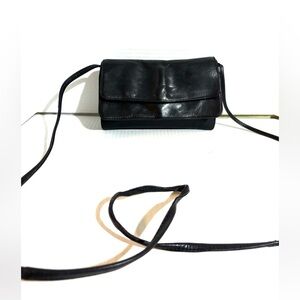 HOBO vvintage Classic Black Leather Crossbody Bag